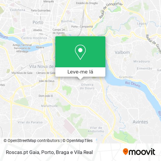 Roscas.pt Gaia mapa