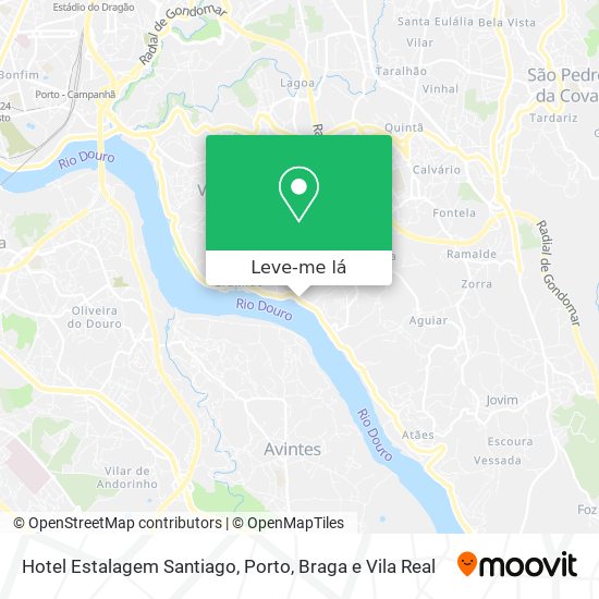 Hotel Estalagem Santiago mapa