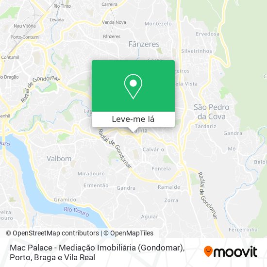 Mac Palace - Mediação Imobiliária (Gondomar) mapa