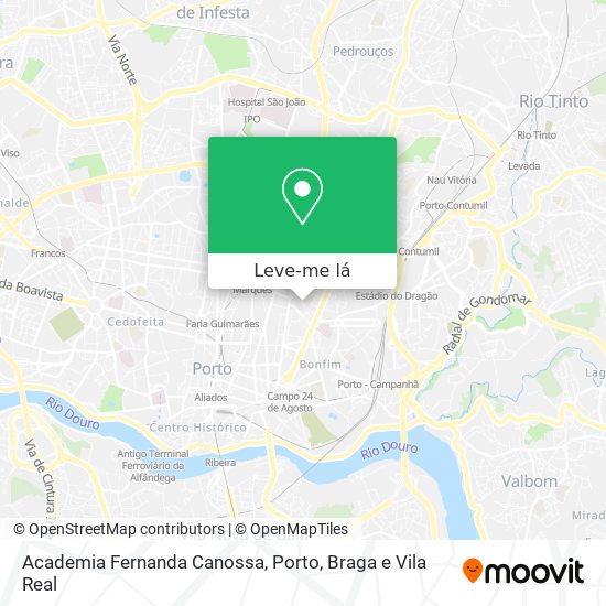 Academia Fernanda Canossa mapa