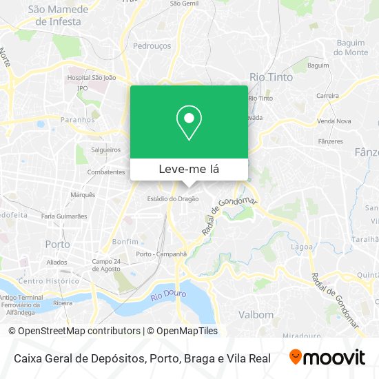 Caixa Geral de Depósitos mapa