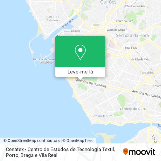 Cenatex - Centro de Estudos de Tecnologia Textil mapa