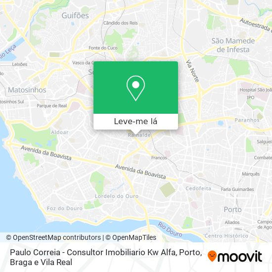 Paulo Correia - Consultor Imobiliario Kw Alfa mapa