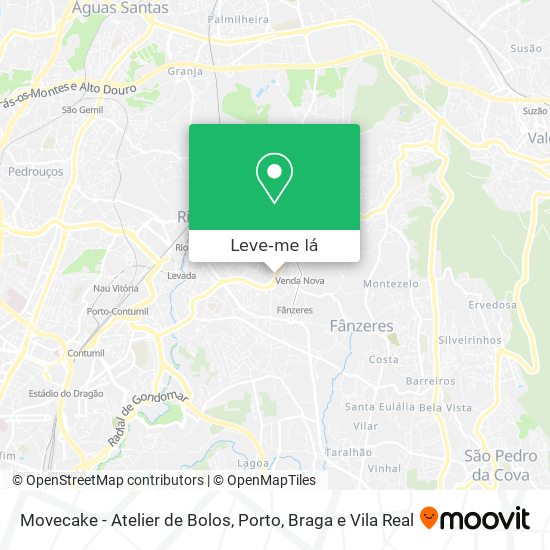 Movecake - Atelier de Bolos mapa