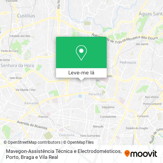 Mavegon-Assistência Técnica e Electrodomésticos mapa