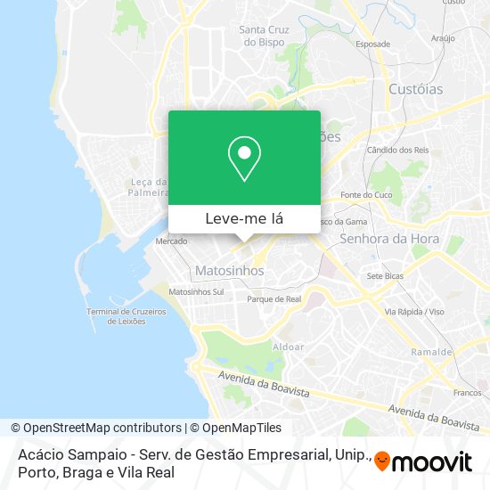Acácio Sampaio - Serv. de Gestão Empresarial, Unip. mapa