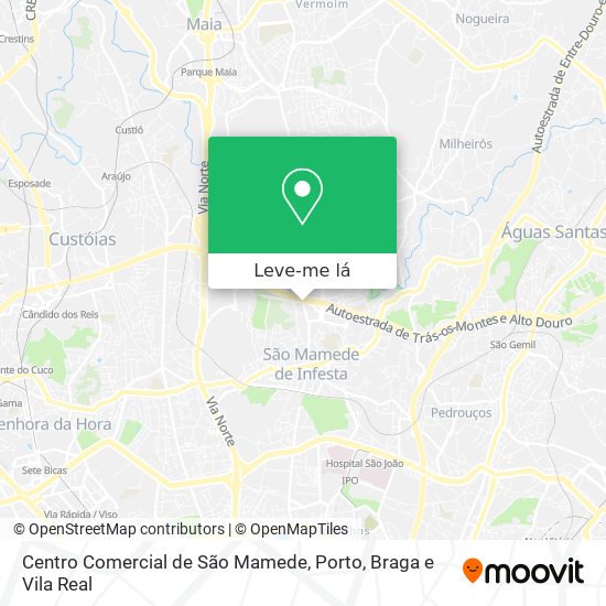 Centro Comercial de São Mamede mapa