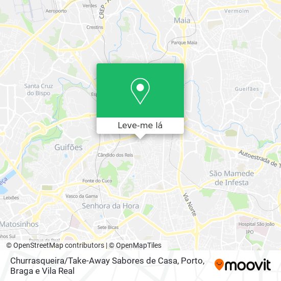 Churrasqueira / Take-Away Sabores de Casa mapa