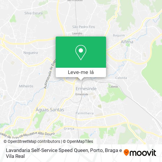 Lavandaria Self-Service Speed Queen mapa