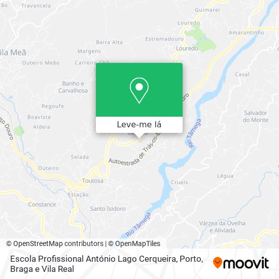 Escola Profissional António Lago Cerqueira mapa