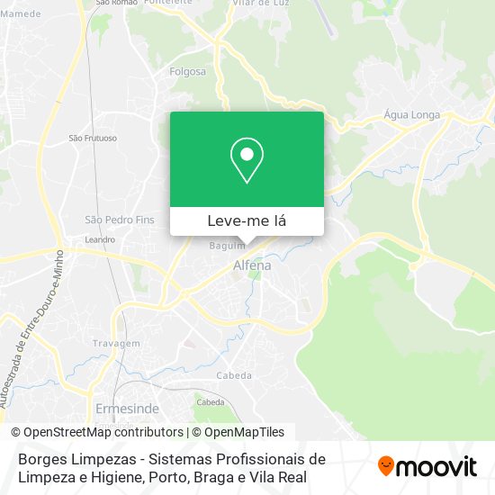 Borges Limpezas - Sistemas Profissionais de Limpeza e Higiene mapa