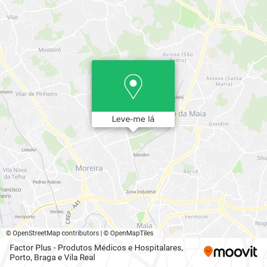 Factor Plus - Produtos Médicos e Hospitalares mapa