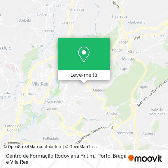 Centro de Formação Rodoviária F.r.t.m. mapa