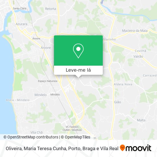 Oliveira, Maria Teresa Cunha mapa