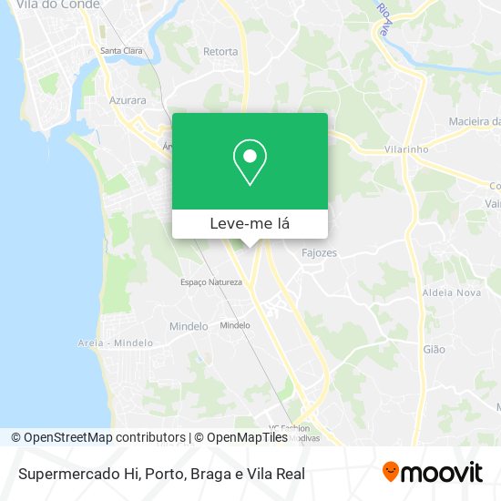 Supermercado Hi mapa