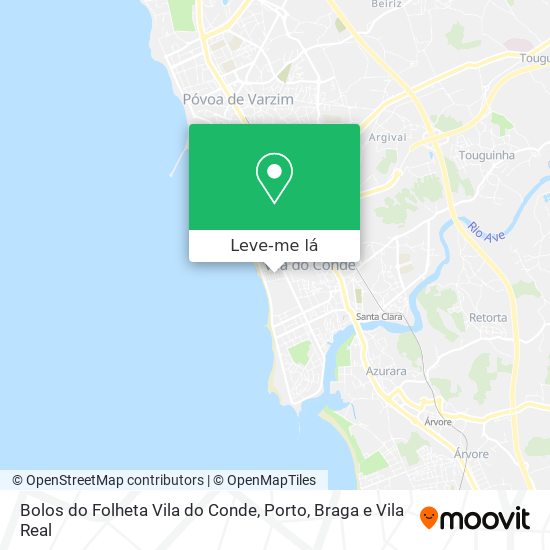 Bolos do Folheta Vila do Conde mapa