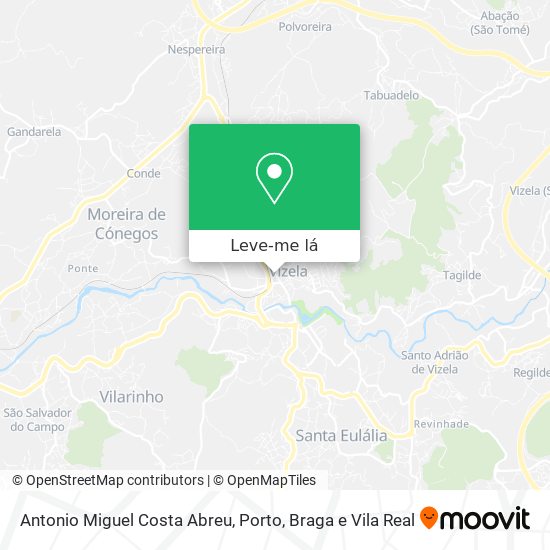 Antonio Miguel Costa Abreu mapa
