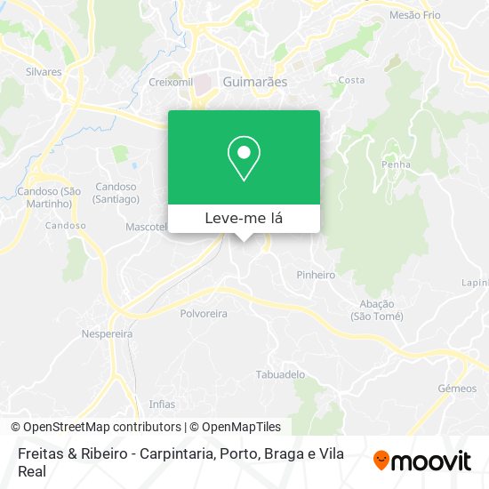Freitas & Ribeiro - Carpintaria mapa