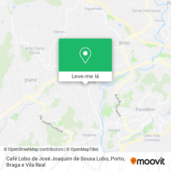 Café Lobo de José Joaquim de Sousa Lobo mapa