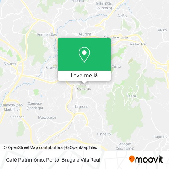 Café Património mapa