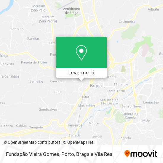 Fundação Vieira Gomes mapa