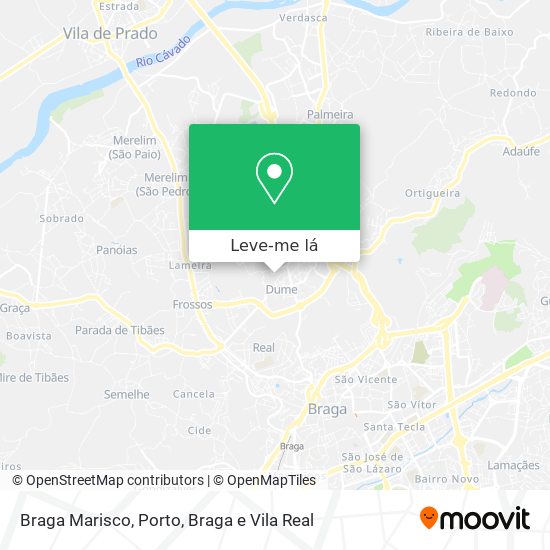 Braga Marisco mapa