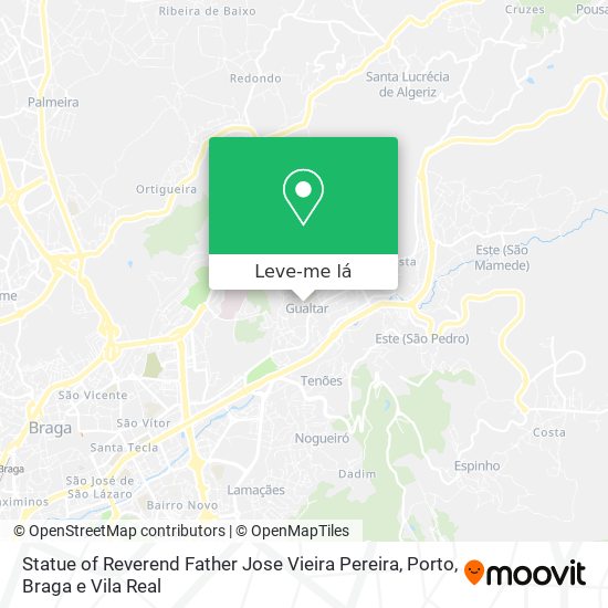 Statue of Reverend Father Jose Vieira Pereira mapa