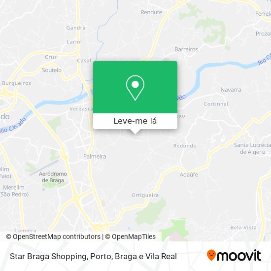 Star Braga Shopping mapa