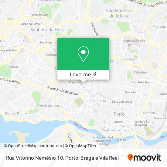 Rua Vitorino Nemésio 10 mapa