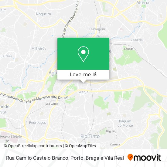 Rua Camilo Castelo Branco mapa