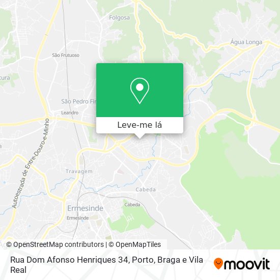 Rua Dom Afonso Henriques 34 mapa