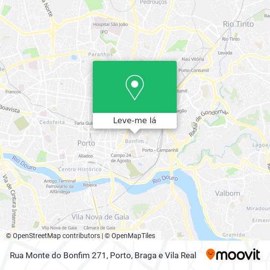 Rua Monte do Bonfim 271 mapa