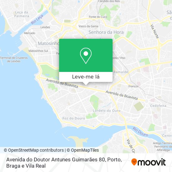 Avenida do Doutor Antunes Guimarães 80 mapa