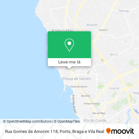 Rua Gomes de Amorim 118 mapa