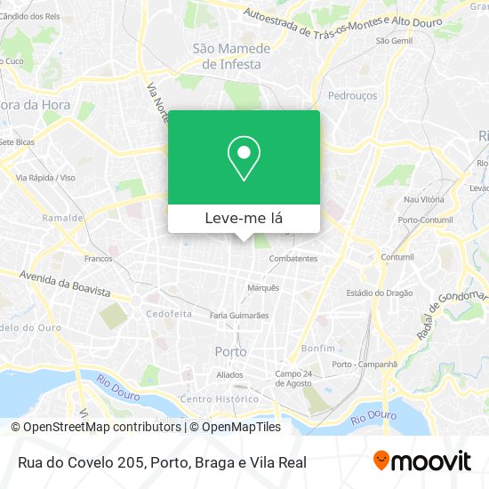 Rua do Covelo 205 mapa