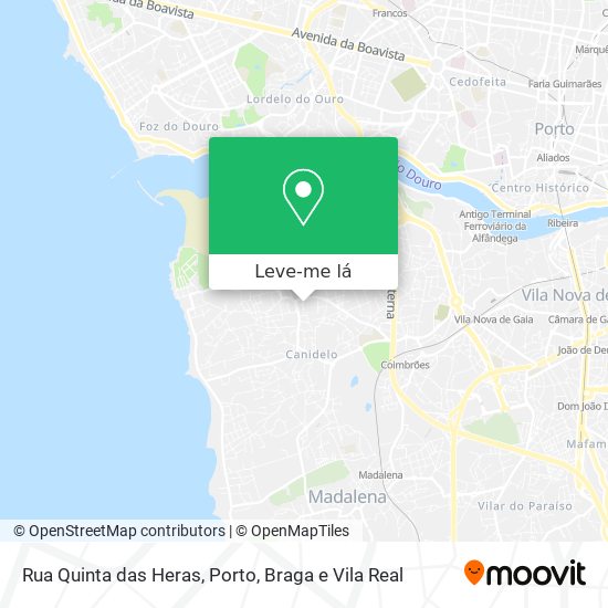 Rua Quinta das Heras mapa
