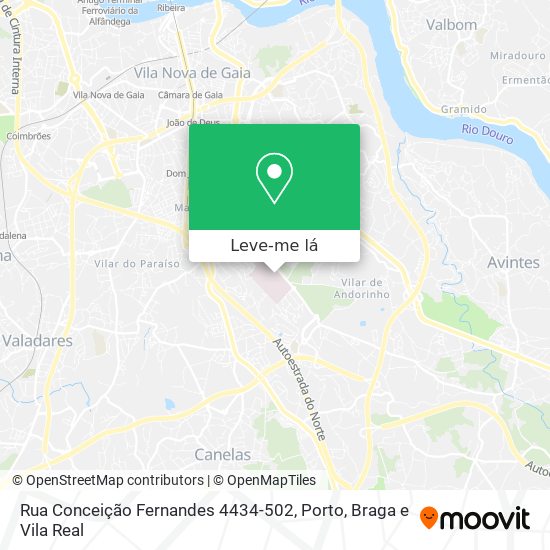 Rua Conceição Fernandes 4434-502 mapa