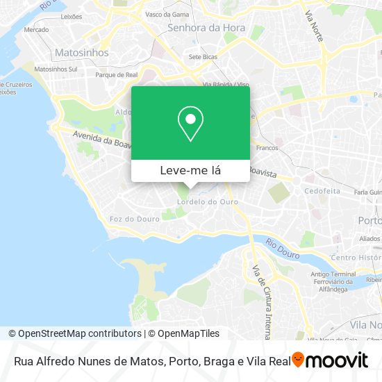 Rua Alfredo Nunes de Matos mapa