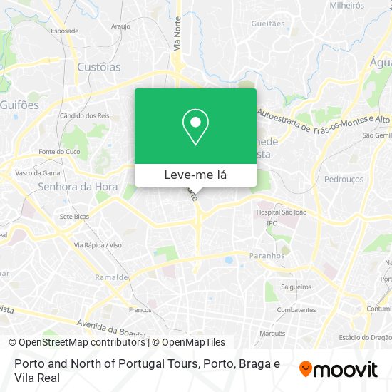 Porto and North of Portugal Tours mapa