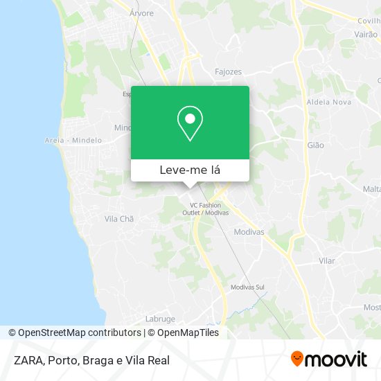 ZARA mapa