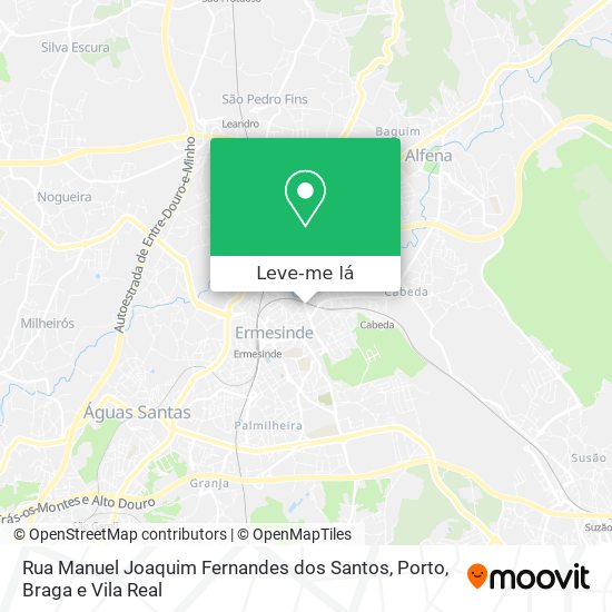 Rua Manuel Joaquim Fernandes dos Santos mapa