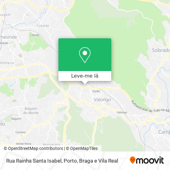 Rua Rainha Santa Isabel mapa