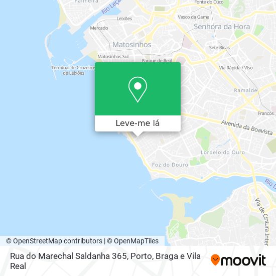 Rua do Marechal Saldanha 365 mapa