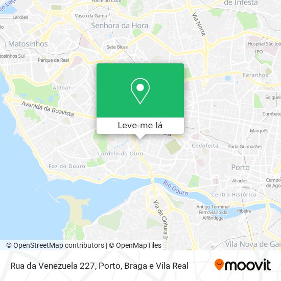 Rua da Venezuela 227 mapa