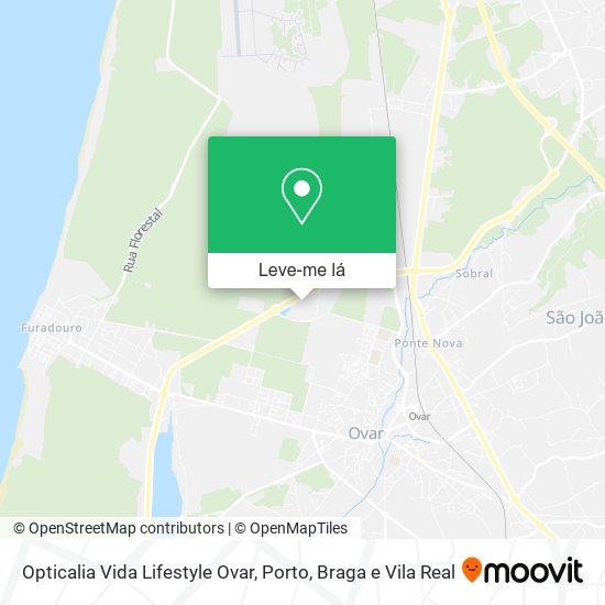 Opticalia Vida Lifestyle Ovar mapa