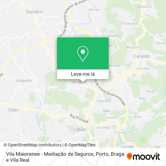 Vila Maiorense - Mediação de Seguros mapa