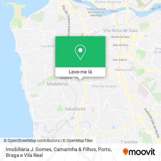 Imobiliária J. Gomes, Camarinha & Filhos mapa