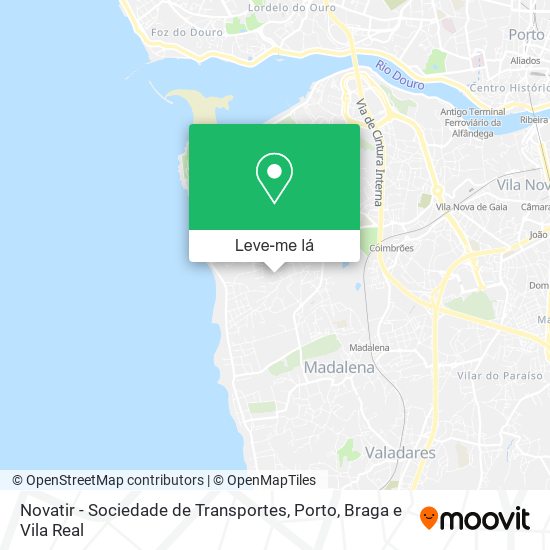Novatir - Sociedade de Transportes mapa