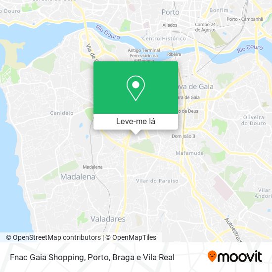 Fnac Gaia Shopping mapa