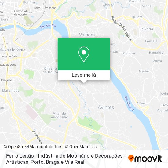 Ferro Leitão - Indústria de Mobiliário e Decorações Artísticas mapa
